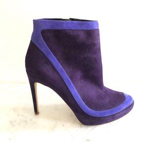 Rupert Sanderson Purple Garron Suede Ankle Boots